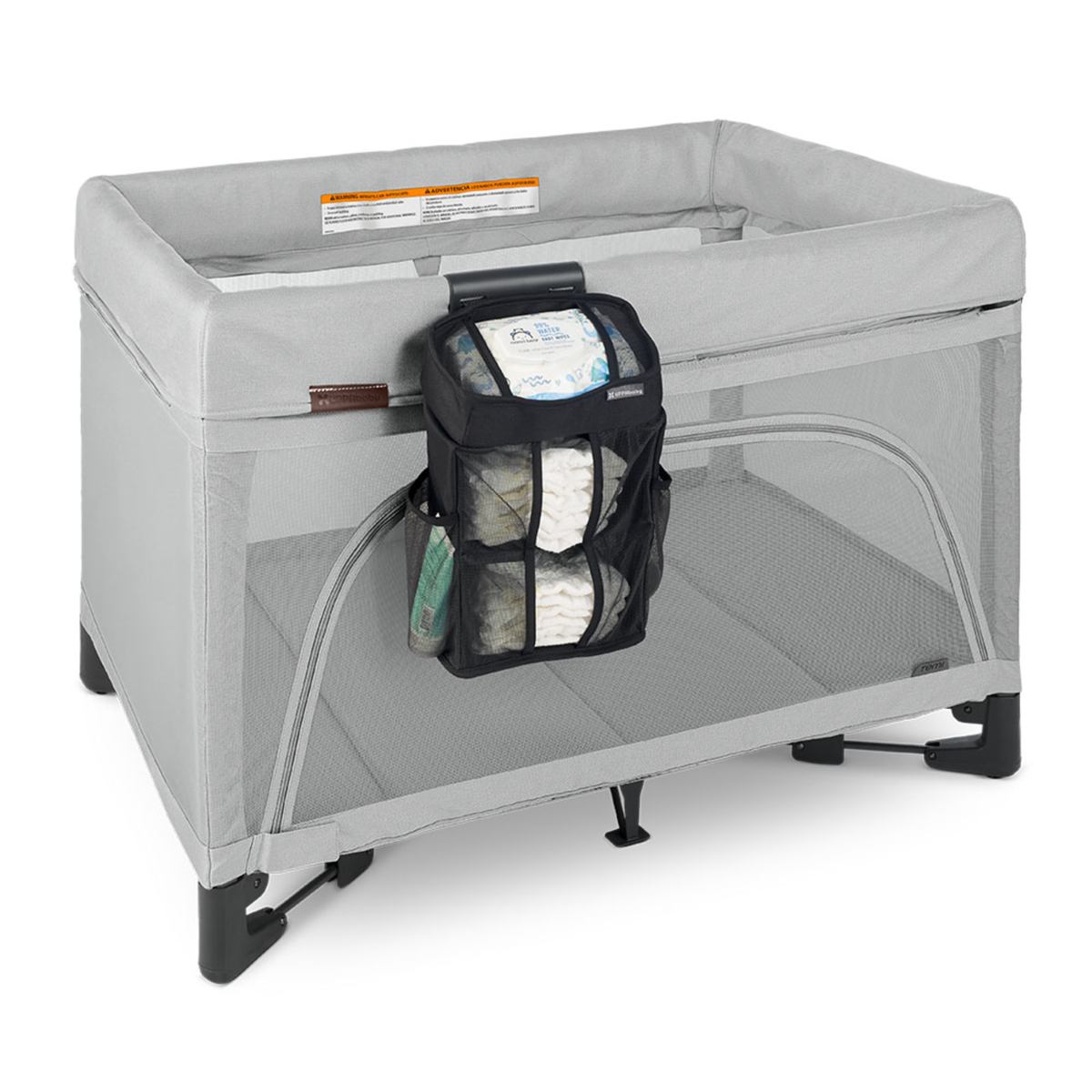 Organizador de Cambiador UPPAbaby REMI Portaobjetos con Bolsillos, Capacidad para 20 Pañales y Acceso Fácil a Toallitas y Cremas