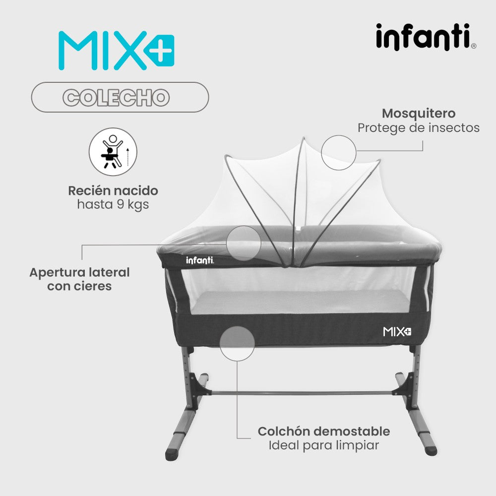 Colecho Mix Infanti Convertible a Mecedora