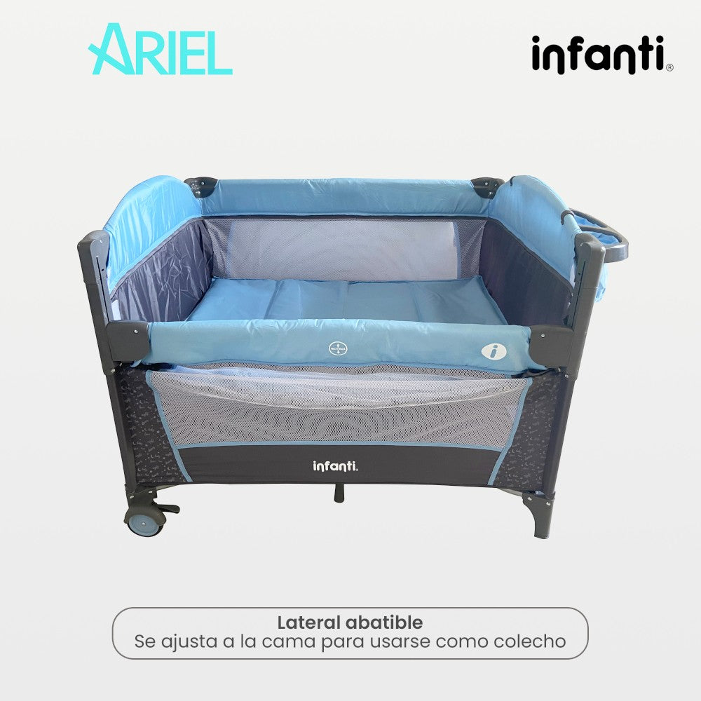 Cuna Para Bebé Viajera Tipo Colecho Ariel Infanti