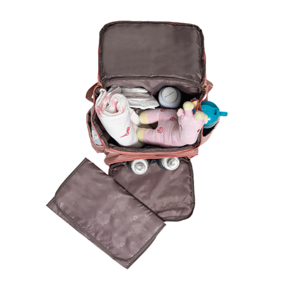 Pañalera backpack multifuncional Chic Rosa