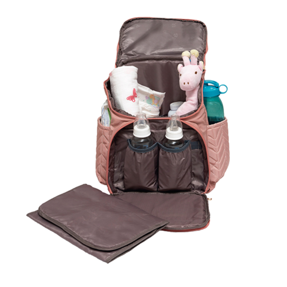 Pañalera backpack multifuncional Chic Rosa