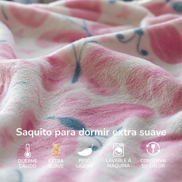 Baby sleeping saquito para dormir microfibra ultrasuave Mariposas