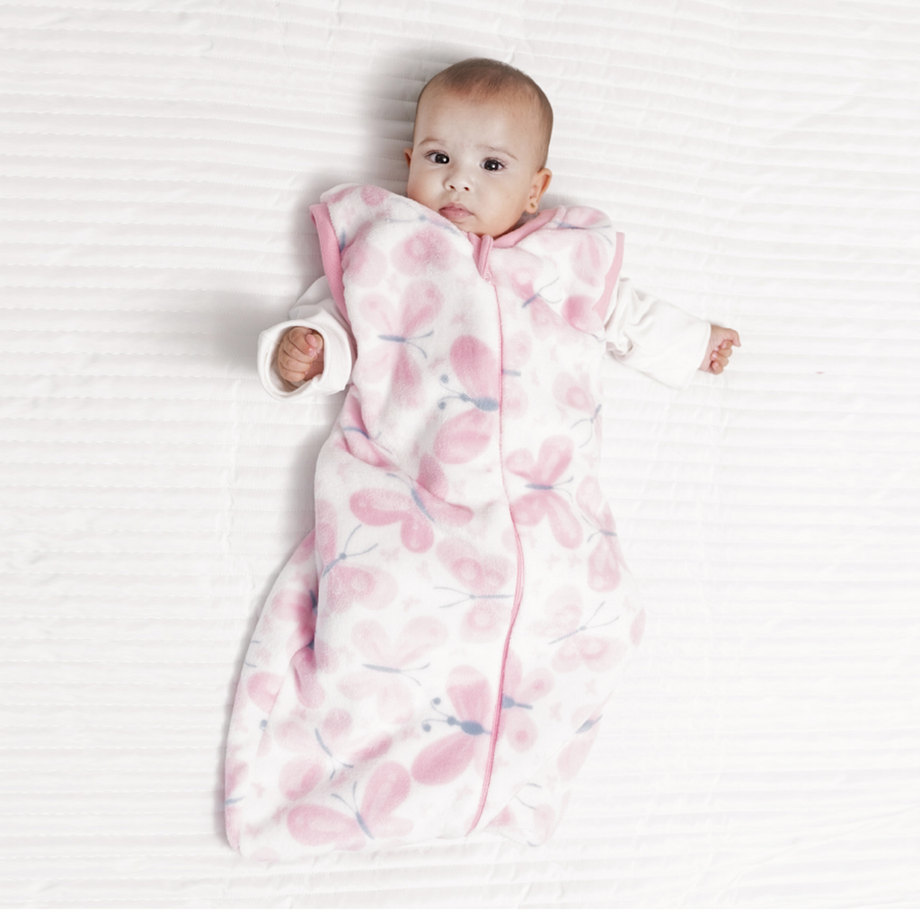 Baby sleeping saquito para dormir microfibra ultrasuave Mariposas
