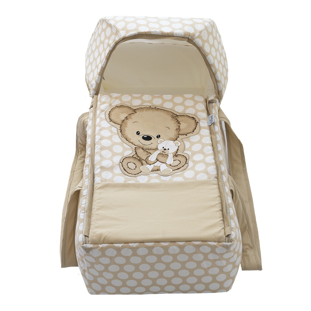 Bambineto para bebé mini cuna con colchón Teddy bear