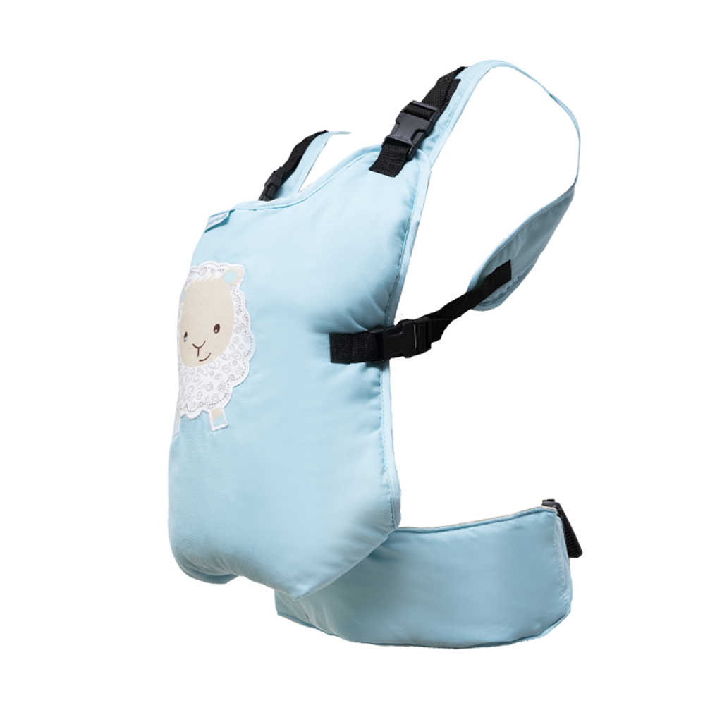Cangurera portabebé ergonómica 0-9m Borreguito