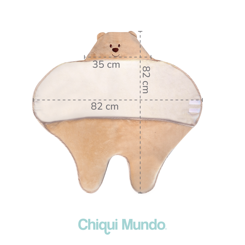 Chiqui bag saco microfibra envolvente para carriola y car seat Osito