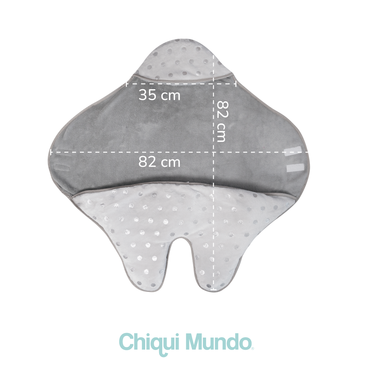 Chiqui bag saco microfibra envolvente para carriola y car seat Silver