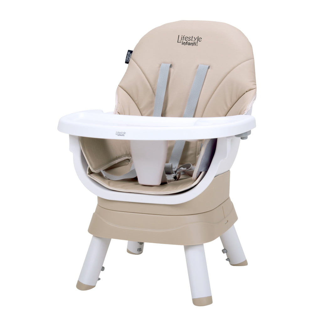 Silla Alta Periquera Bebes Con Giro 360° Arnés De 5 Puntos Abbie Arena