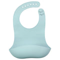 Babero De Silicón Antiderrames Con Bolsillo Ajustable Impermeable Y Flexible