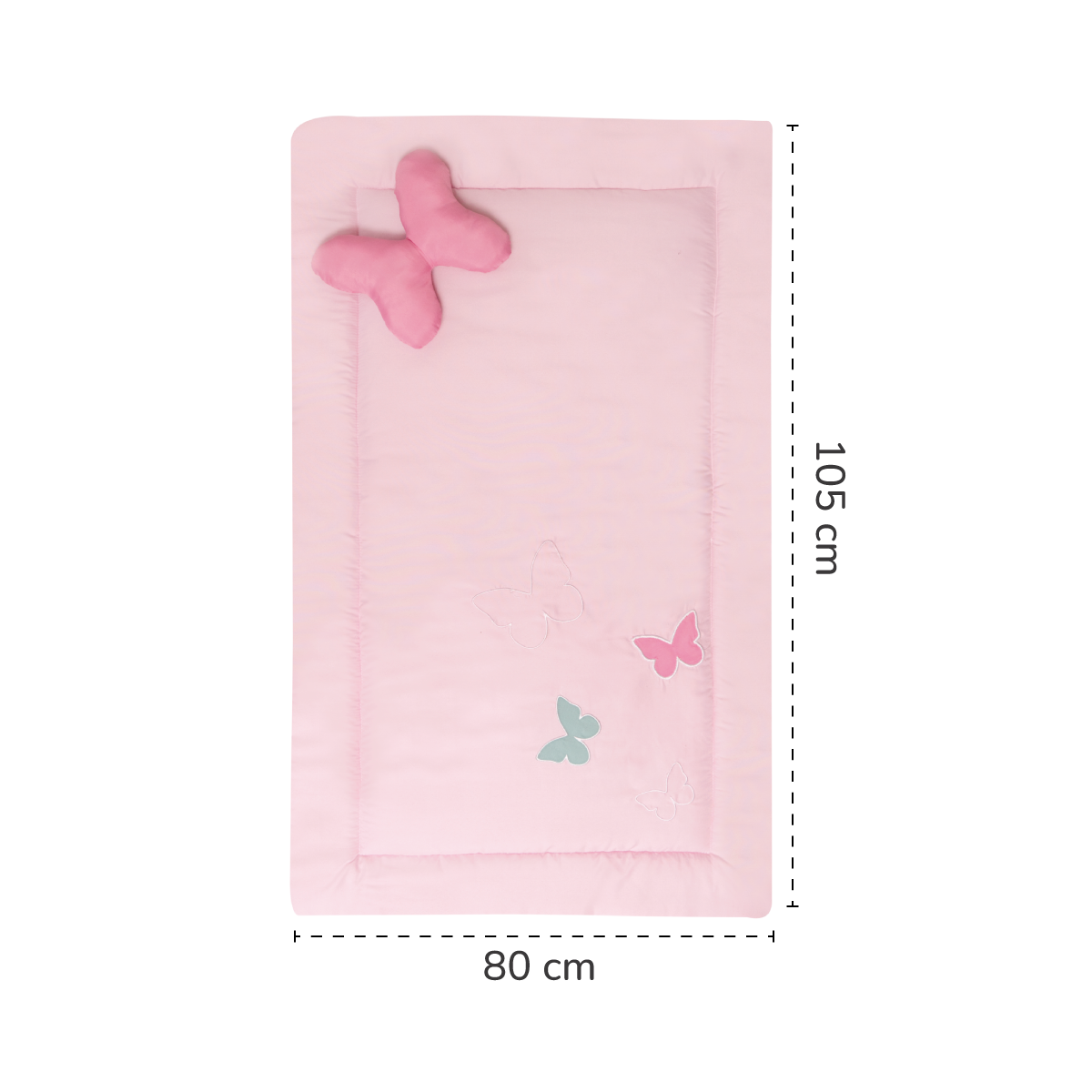 Juego de edredón mini cuna Mariposas