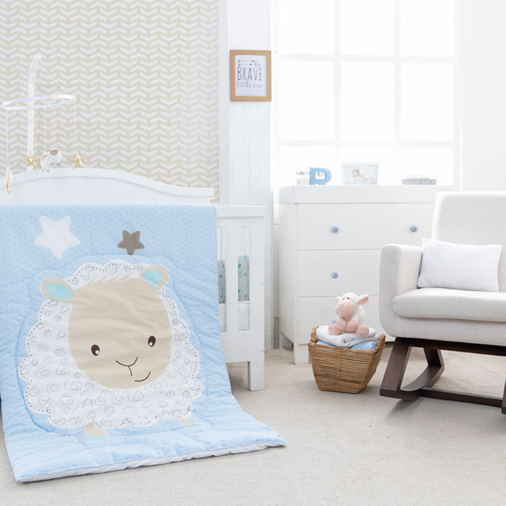 Juego de edredón 6 piezas para cuna Baby Dreams