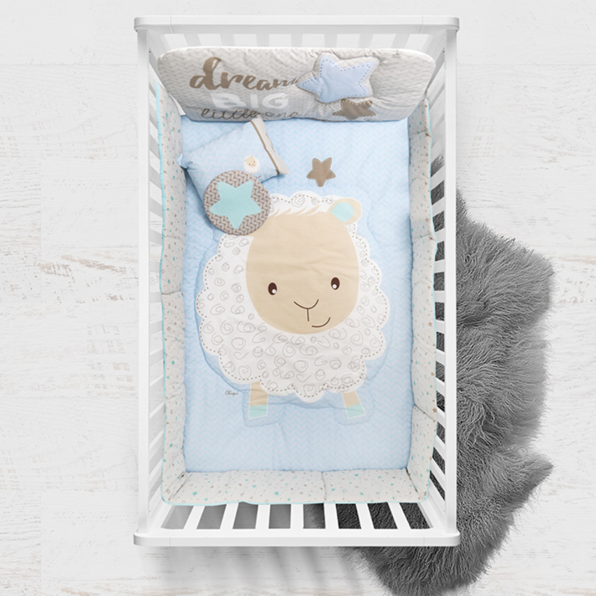 Juego de edredón 6 piezas para cuna Baby Dreams