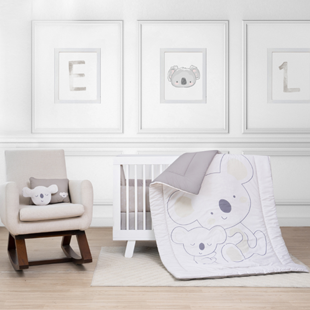 Juego de edredón 6 piezas para cuna Baby Koala