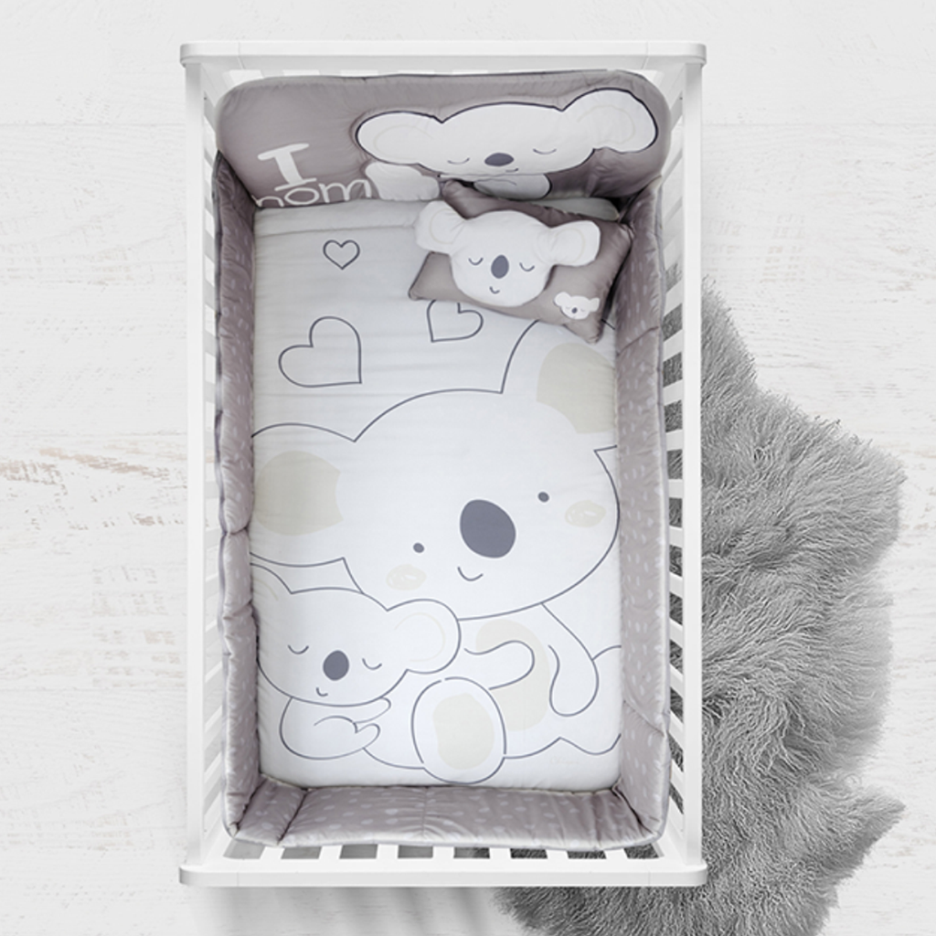 Juego de edredón 6 piezas para cuna Baby Koala