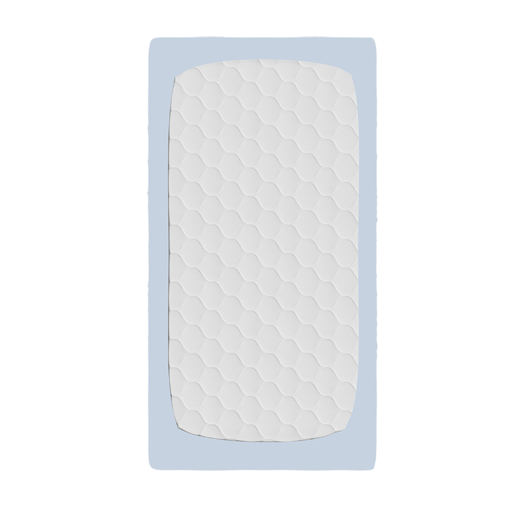 Juego de sábanas de camiseta para cuna Azul