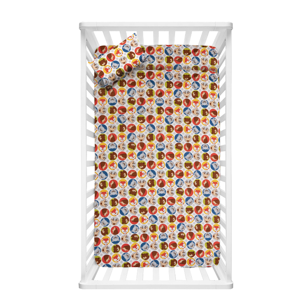 Juego de sábanas de camiseta para cuna Friends