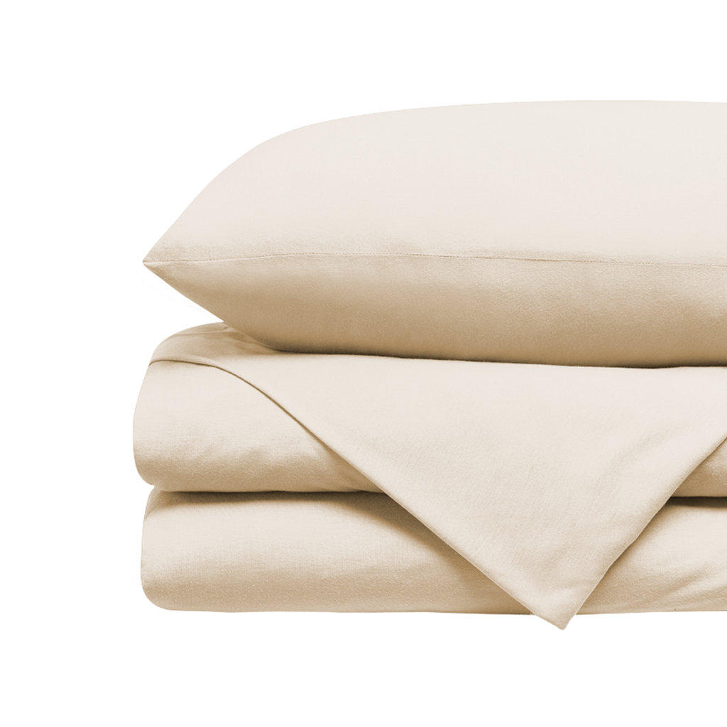 Juego de sábanas para cuna ultrasoft microfibra 3 piezas Beige