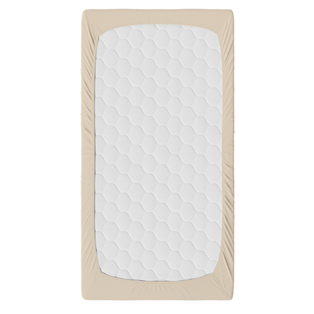 Juego de sábanas para cuna ultrasoft microfibra 3 piezas Beige