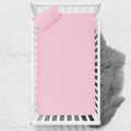 Juego de sábanas para cuna ultrasoft microfibra 3 piezas Rosa