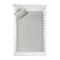 Juego de sábanas para cuna ultrasoft microfibra 3 piezas Gris