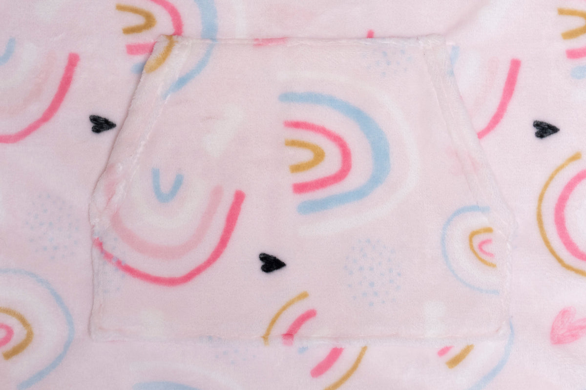 Sudadera cobija afelpada Arcoiris 4-8 años