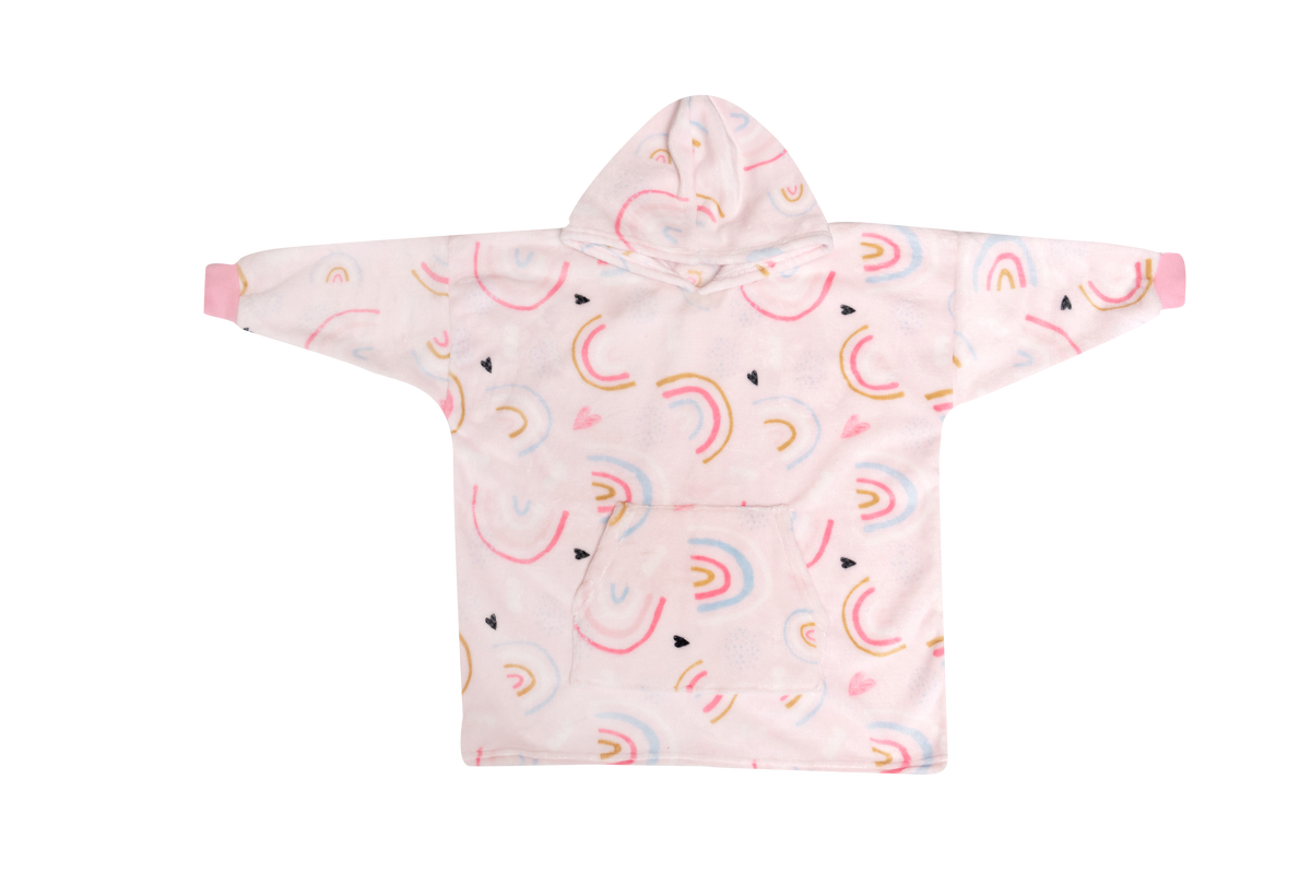 Sudadera cobija afelpada Arcoiris 4-8 años
