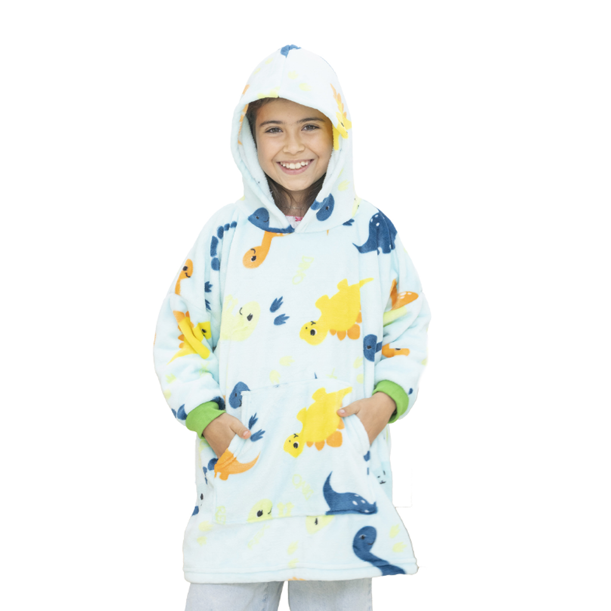 Sudadera cobija afelpada Dinos 4-8 años