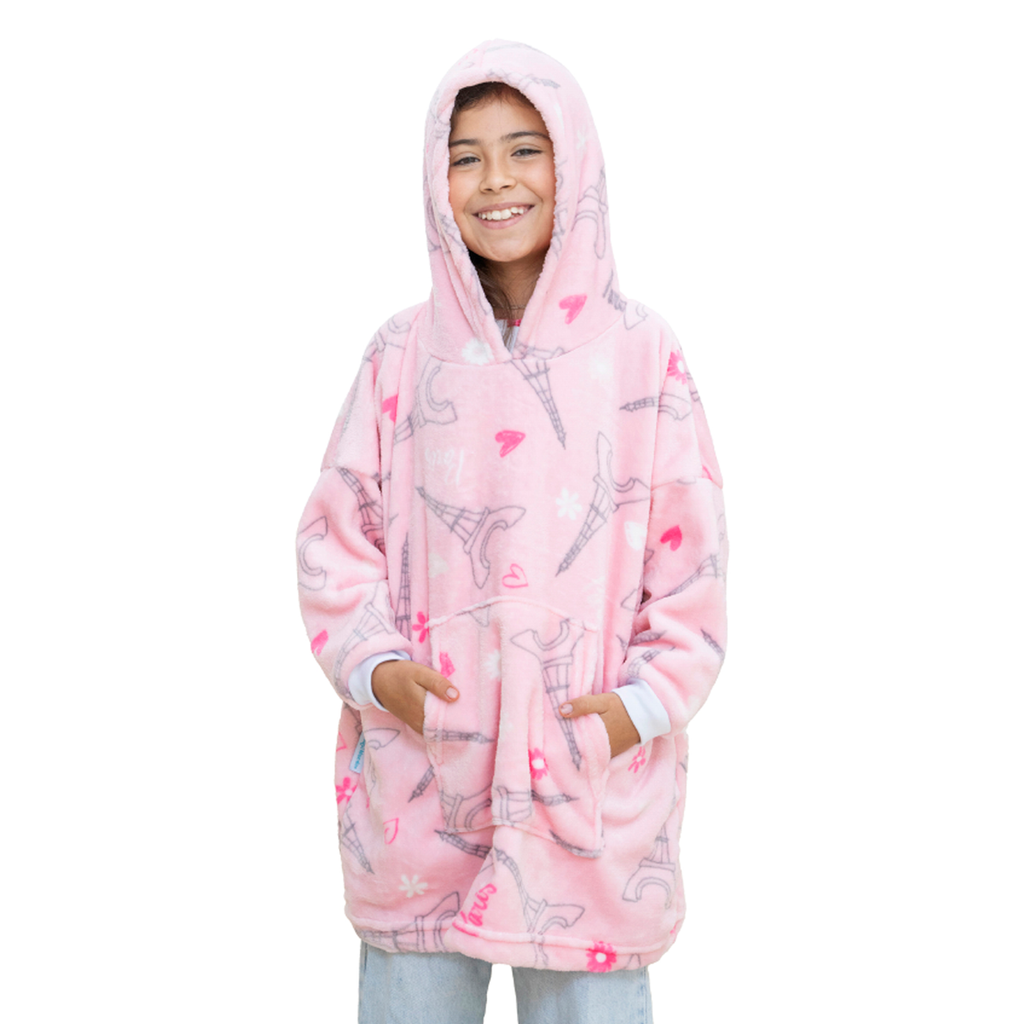 Sudadera cobija afelpada Paris 4-8 años