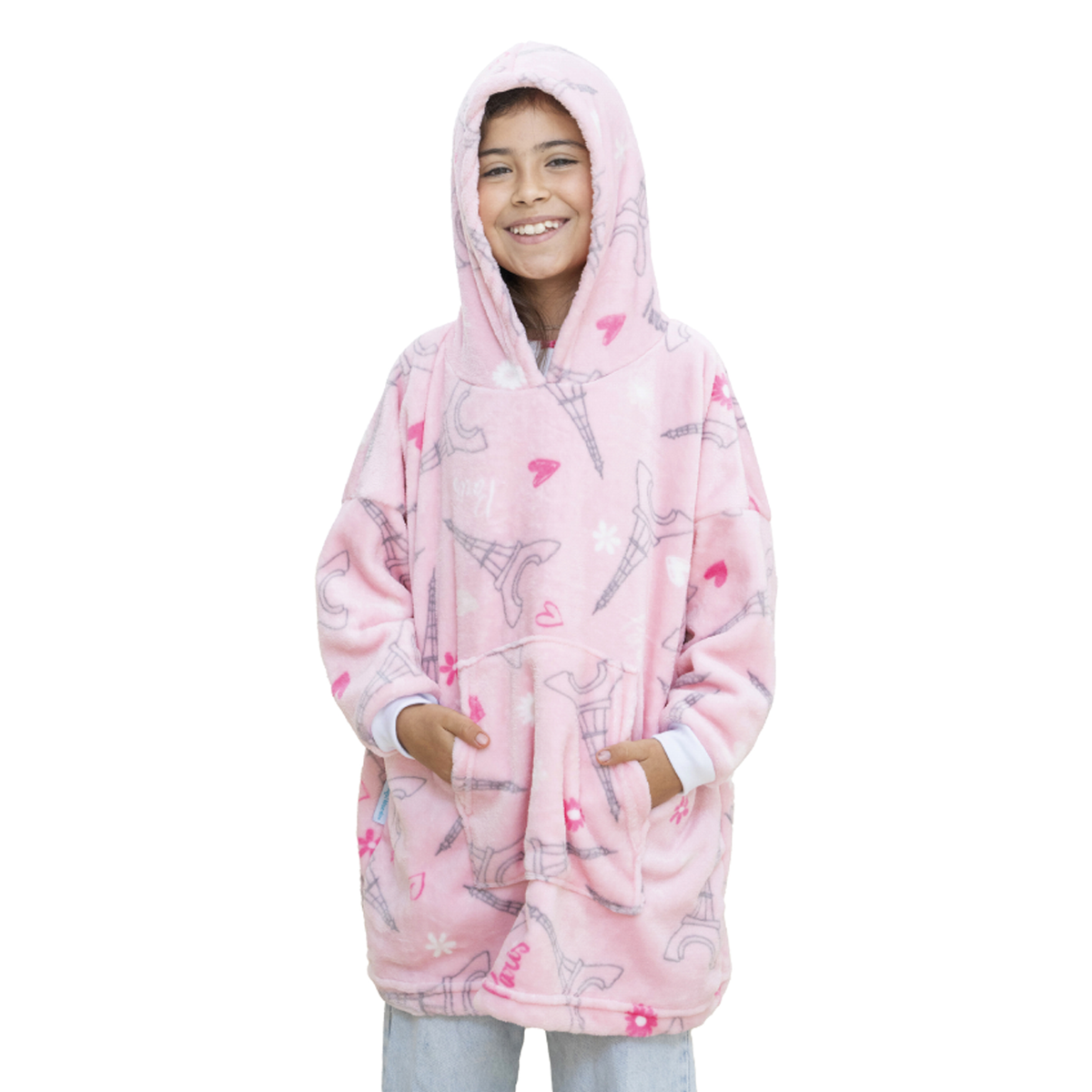 Sudadera cobija afelpada Paris 4-8 años