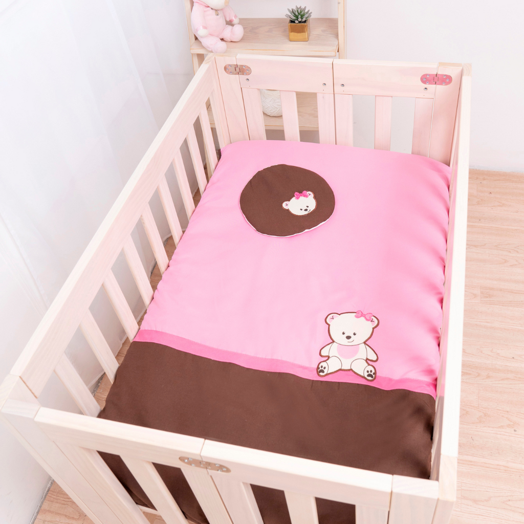Edredón mini cuna 2 piezas Baby Pink