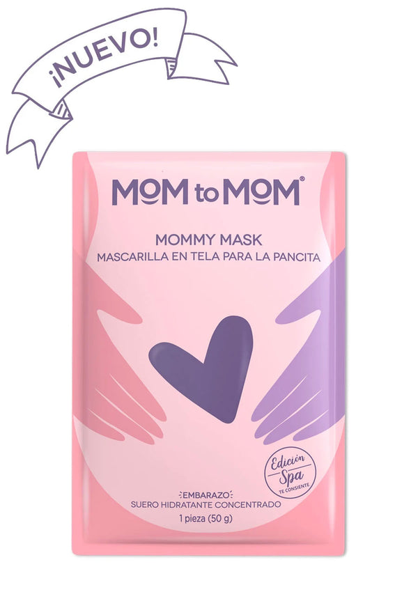 Mascarilla en tela para pancita MOMtoMOM